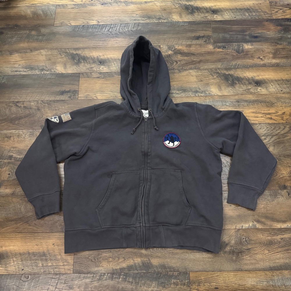Eddie Bauer 1963 American Mt Everest Expedition Full Zip Hoodie XXXL